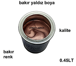 BAKIR YALDIZ BOYA 0.45LT KALİTE SÜPER