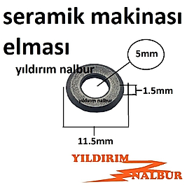SERAMİK MAKİNASI ELMASI 115MM SERAMİK KESME ELMASI MİNİ ELMAS