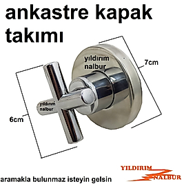 ANKASTRE TAHARAT MUSLUĞU KAPAK TAKIMI BAŞLIK BOŞ YILDIZ