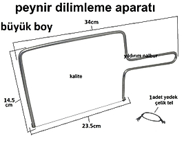 PEYNİR DİLİMLEME APARATI BÜYÜK DUBLE BOY PEYNİR KESME