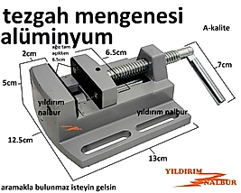 TEZGAH MENGENESİ HOBİ TİPİ MİNİ MENGENE İŞKENCE KUYUMCU SAATÇİ MENGENE