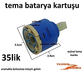 SİAMP TEMA BATARYA MUSLUK KARTUŞU 35 LİK TEMA MARKA