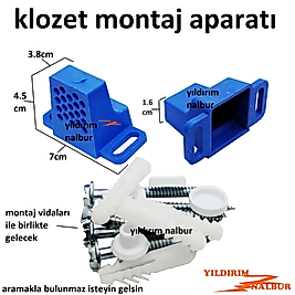 KLOZET MONTAJ ÇEKTİRME APARATI GÖMME REZERVUAR KLOZET MONTAJ APARATI TAKIM