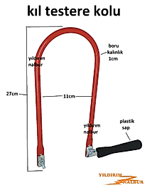 KIL TESTERE KOLU EKONOMİK BASİT HOBİ TESTERE AHŞAP TESTERE KOLU