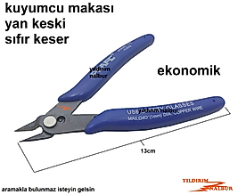 KUYUMCU MAKASI EKONOMİK YAN KESKİ SIFIR KESER YANKESKİ GÜMÜŞÇÜ PENSE
