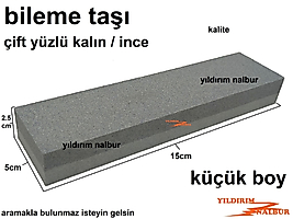 BİLEME TAŞI ÇİFT YÜZLÜ 5x15 BIÇAK BİLEME TAŞI KÜÇÜK BOY MASAT