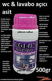 LAVABO AÇ ASİT TIKANIK LAVABO AÇMA 500GR TAHLİYE AÇICI KİMYASAL İLAÇ