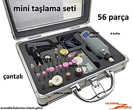 MİNİ TAŞLAMA MAKİNASI ÇANTALI KALIPÇI HOBİ PARLATMA CİLA MOTORU Ç