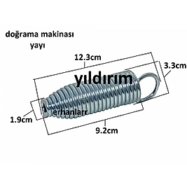 DEMİR DOĞRAMA MAKİNA YAYI ÇELİK YAY 1.KALİTE