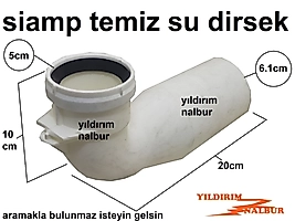 SİAMP GÖMME REZERVUAR TEMİZ SU DİRSEK