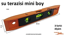 SU TERAZİSİ MİNİ ÖLÇÜ ALETİ METRE MEZURE TERAZİ PLASTİK 22CM