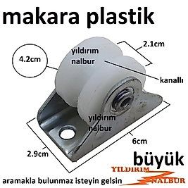 İPLİK MAKARASI BÜYÜK BOY RAY MAKARA PLASTİK ÇEKME MAKARASI SEHPA TEKERLEK KAPI MAKARASI