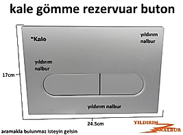 KALE GÖMME REZERVUAR BUTON OVAL DÜĞME