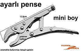 AYARLI PENSE MİNİ BOY PAPAĞAN PENSE KÜÇÜK TİP HOBİ TİPİ PENSE