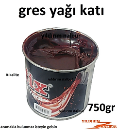 GRES YAĞI GRESS YAĞI 750GR MAKİNE YAĞI KATI GRES BÜYÜK KUTU TENEKE KIRMIZI