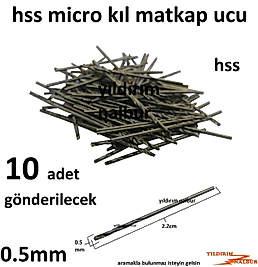 MİKRO HSS METAL 0.5MM MATKAP UCU KIL 10 LU PAKET