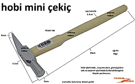 KUYUMCU GÜMÜŞÇÜ ÇEKİCİ 40GR MİNİK GAGA HOBİ ÇEKİÇ 1.KALİTE KİBAR