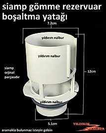 SİAMP GÖMME REZERVUAR BOŞALTMA YATAK YENİ MODEL İÇ TAKIM ALT YATAĞI KAFES