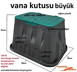 VANA KUTUSU BÜYÜK BOY TOPRAK PLASTİK ÇİM SULAMA BAHÇE KUTUSU TOPRAK ALTI VANA KUTUSU