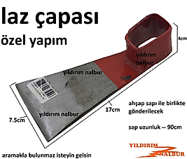 BAHÇE ÇAPASI ÇELİK SAPLI TARLA ÇAPALAMA ÜÇGEN LAZ ÇAPASI ÖZEL YAPIM SAPLI