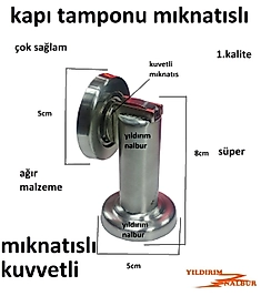 KAPI TAMPONU MIKNATISLI 1.KALİTE KAPI TAKOZU KAPI TUTUCU KAPI ÇARPMAS