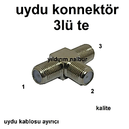 UYDU KONNEKTÖR TE BAĞLANTI UYDU KABLOSU UCU ANTEN KABLOSU UCU