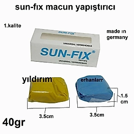 SUNFIX MACUN YAPIŞTIRICI ÇİFT KARIŞIM KAYNAK MACUNU