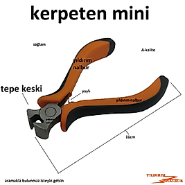 KERPETEN MİNİ TEPE KESKİLİ HOBİ KERPETEN KÜÇÜK BOY UFAK