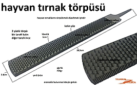 HAYVAN TIRNAK TÖRPÜSÜ KALIN İNCE DİŞ YERLİ TOYNAK TÖRPÜSÜ HAYVAN TIRNAĞI EĞE