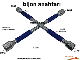 BİJON ANAHTARI LASTİKLİ 17.19.21.23 ÇELİK LASTİK ANAHTARI TAMİR ANAHTARI KALİTE