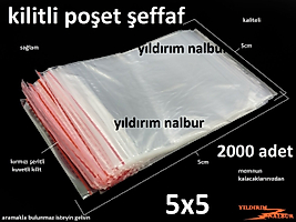 KİLİTLİ POŞET KİLİTLİ TORBA 5X5 2000 AD