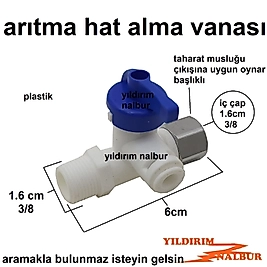 SU ARITMA BORUSU HAT ALMA KÜRESEL PLASTİK SU ARITICI MUSLUK BEYAZ