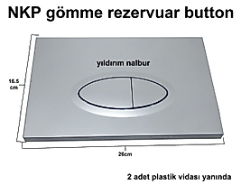 NKP GÖMME REZERVUAR BUTTONU DÜĞMESİ NKP BASMA DÜĞMESİ