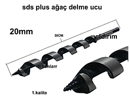 AHŞAP MATKAP UCU 20x500 AĞAÇ DELME UCU KALIN TAHTA DELME