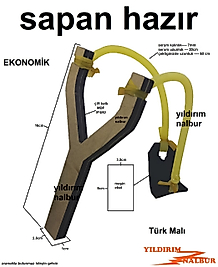 SAPAN LASTİĞİ AHŞAP SAP DERİ MEŞİN 7MM SERUM CEP SAPANI TAŞ ATMA SAPANI