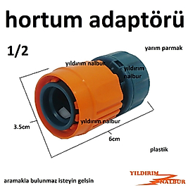 BAHÇE SULAMA HORTUM ADAPTÖRÜ HORTUM EKLEME ÇITÇIT GEÇMELİ ADAPTÖR
