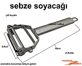 SEBZE MEVYE KABAK SOYACAK METAL PROFESYONEL SOYMA APARATI
