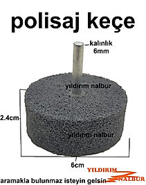 CİLA KEÇESİ KUYUMCU PARLATICI PİMLİ MATKAP İÇİN 60LIK GRİ RENK