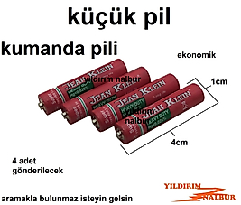 KUMANDA PİLİ 4 LÜ SET KÜÇÜK PİL OYUNCAK PİLİ EKONOMİK
