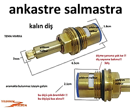 TEMA ANKASTRE KALIN DİŞ SALMASTRA TAHARAT MUSLUĞU İÇİ AÇ KAPA KISA TİP SİAMP TAHARET MUSLUK İÇİ
