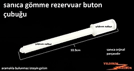 SANICA GÖMME REZERVUAR BUTON VİDASI AYAR ÇUBUĞU