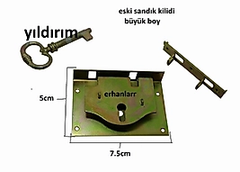 SANDIK KİLİDİ ÇEYİZ SANDIKLARI ESKİLERDEN BÜYÜK