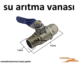 SU ARITMA VANASI KÜRESEL SU ARITICI MUSLUK KOLLU VANA MİNİK