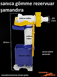 SANİCA GÖMME REZERVUAR 3/8 ŞAMANDIRASI SANİCA REZERVUAR İÇ TAKIM FLATÖR DİAMENTE MODEL DOLDURMA