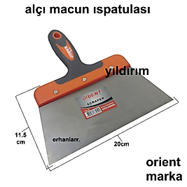 ISPATULA MACUN ISPATULASI ALÇI MACUN KÜREĞİ 20CM