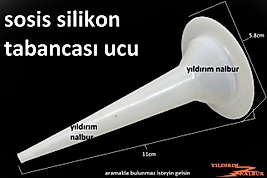 SOSİS TABANCA UCU DERZ TABANCASI UCU SİLİKON TABANCASI PLASTİK UÇ