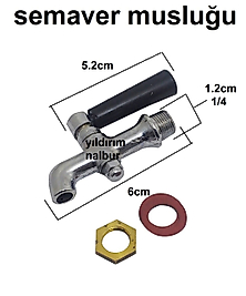 SEMAVER MUSLUĞU KÜÇÜK KAHVECİ MUSLUĞU BİDON MUSLUĞU