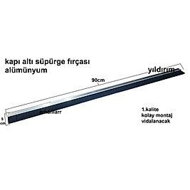 KAPI ALTI FIRÇASI SÜPÜRGESİ ALÜMİNYUM KAPI ALTI TEMİZLEME FIRÇA KAPI ALTI İZALASYON