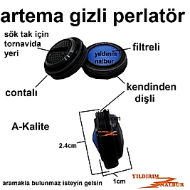 ARTEMA BATARYA UCU GİZLİ PERLATÖR FİLTRELİ KENDİNDEN DİŞLİ