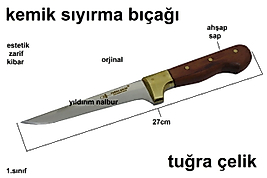 KEMİK SIYIRMA BIÇAK KASAP BIÇAĞI KURBAN BIÇAĞI TUĞRA KALİTE